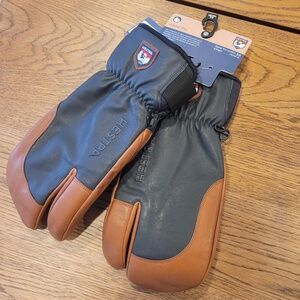 Hestra Topo 3-Finger Gloves Size 10